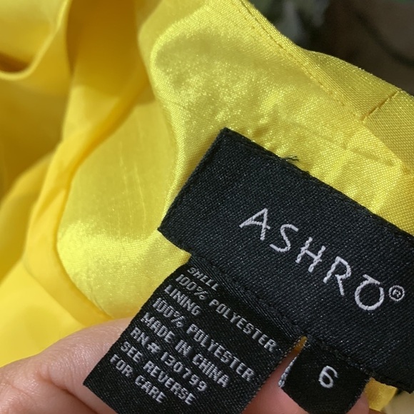 Ashro sleeveless midi pencil dress polkadot and yellow jacket size 6 women’s - Picture 10 of 10